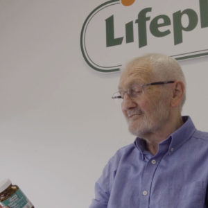 Man looking at Lifeplan products